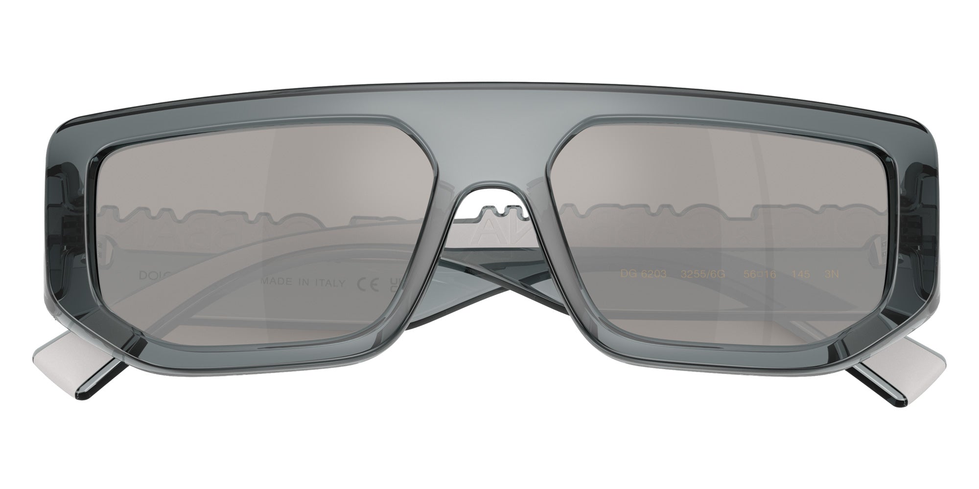 DOLCE&GABBANA DG6203 32556G 56 - Transparent Dark Gray #id:dg620332556g_s:104100