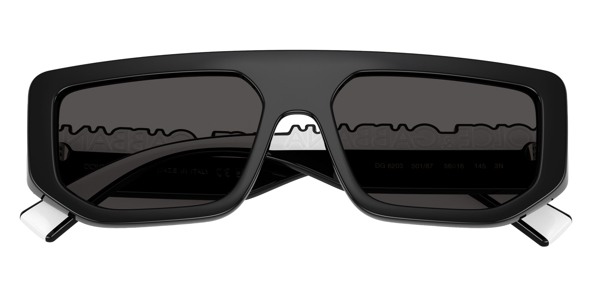 DOLCE & GABBANA DG6203 501/87 56 - Black / Dark Gray #id:dg620350187_s:104120