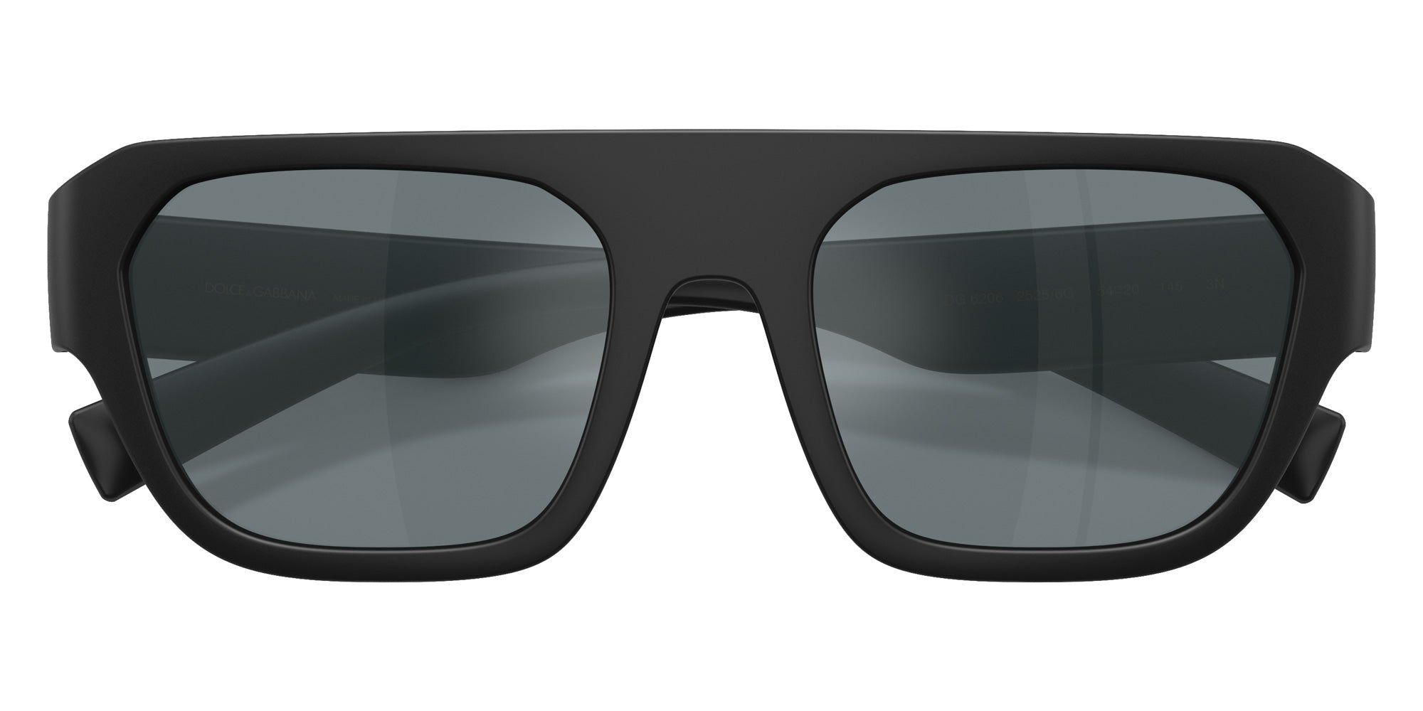 DOLCE&GABBANA DG6206 25256G 54 - Matte Black #id:dg620625256g_s:100100