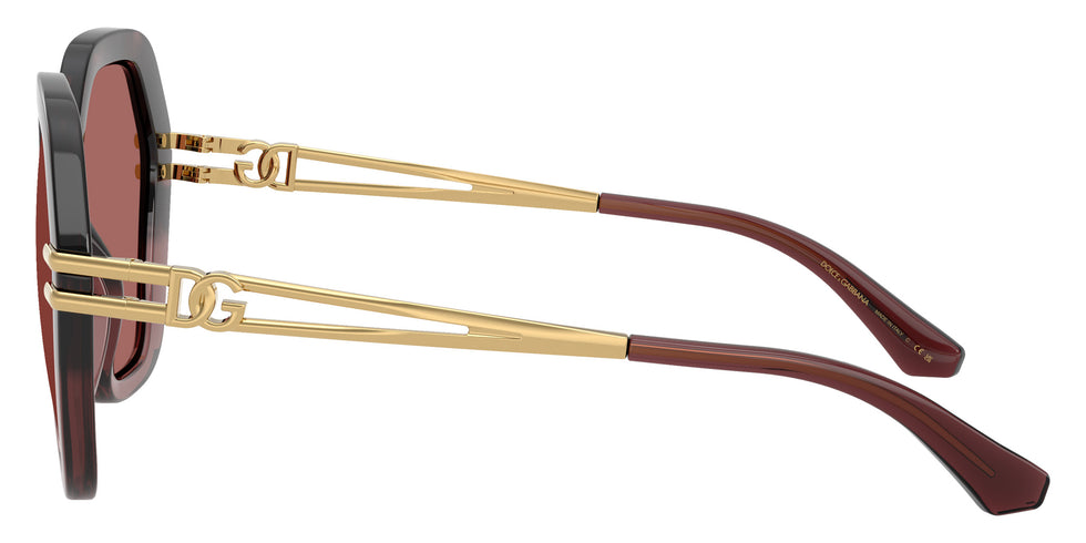 DOLCE&GABBANA DG6210 349369 56 - Burgundy Havana Gradient / Dark Violet #id:dg6210349369_s:100110