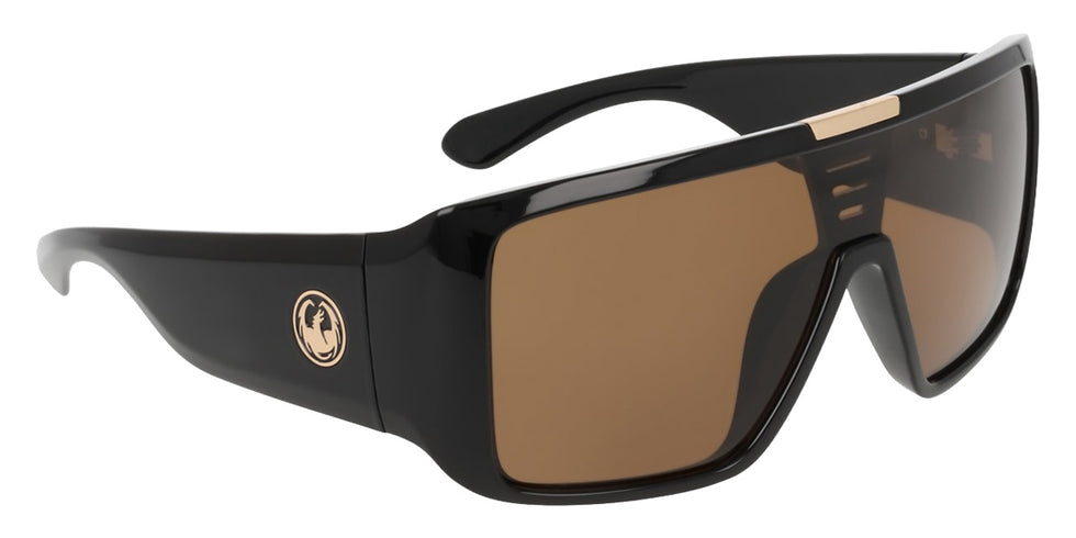 Dragon DR DOMO LL 001 59 - Shiny Black / Brown #id:drdrdomoll001_s:100135
