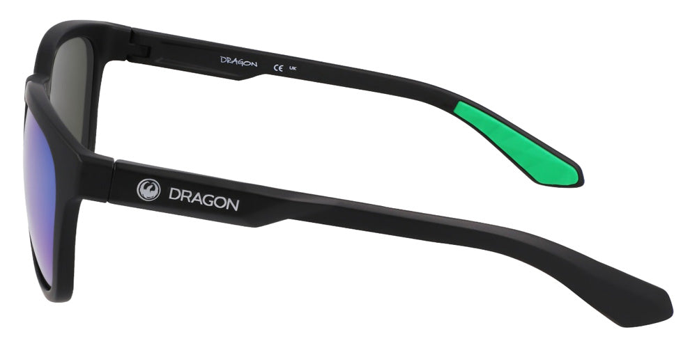 Dragon DR DUNE LL H20 POLAR 007 55 - Matte Black H2O / Green Ion Polarized #id:drdrdunellh20polar007_s:100110