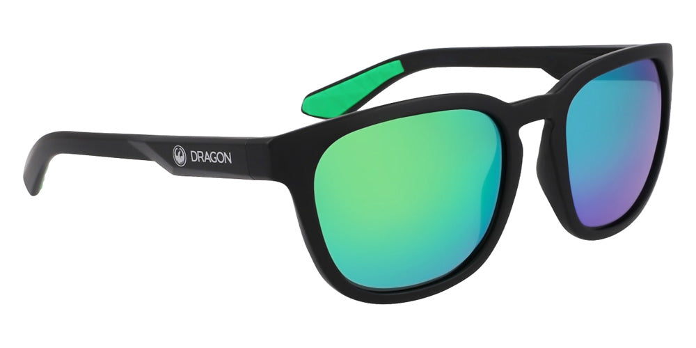 Dragon DR DUNE LL H20 POLAR 007 55 - Matte Black H2O / Green Ion Polarized #id:drdrdunellh20polar007_s:100135