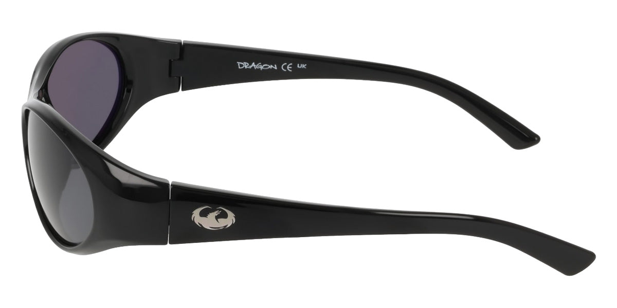 Dragon DR HISS LL POLAR 001 56 - Shiny Black / Smoke #id:drdrhissllpolar001_s:100110