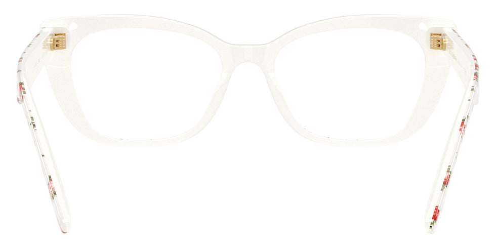 DOLCE&GABBANA DX3357 3487 49 - Print White Roses #id:dx33573487_s:100115