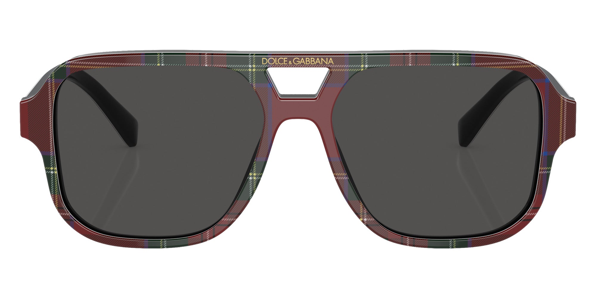 DOLCE & GABBANA DX4003 339787 50 - Red Tartan / Dark Gray #id:dx4003339787_s:100100