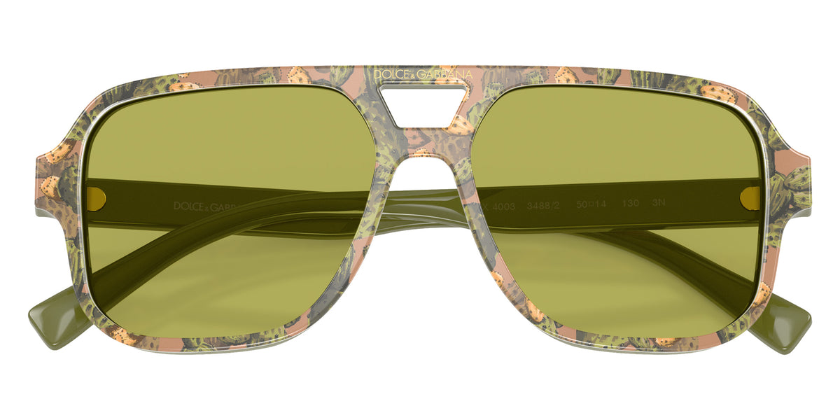 DOLCE&GABBANA DX4003 3488/2 50 - Print Green Figs / Green #id:dx400334882_s:100120