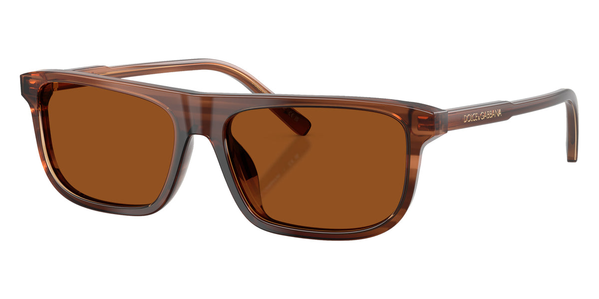 DOLCE&GABBANA DX4009 348173 51 - Transparent Brown/Striped Brown / Dark Brown #id:dx4009348173_s:100105