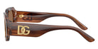 DOLCE&GABBANA DX4011 348173 48 - Transparent Brown/Striped Brown / Dark Brown #id:dx4011348173_s:100110