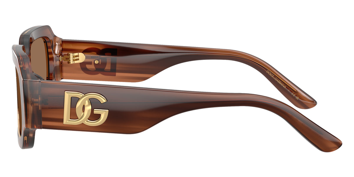 DOLCE&GABBANA DX4011 348173 48 - Transparent Brown/Striped Brown / Dark Brown #id:dx4011348173_s:100110