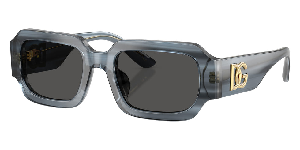 DOLCE&GABBANA DX4011 348287 48 - Transparent Blue/Striped Blue / Full Blue #id:dx4011348287_s:102105