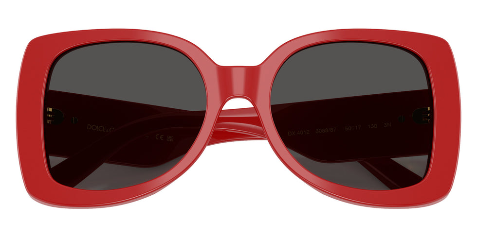 DOLCE&GABBANA DX4012 308887 50 - Full Red / Dark Gray #id:dx4012308887_s:100120