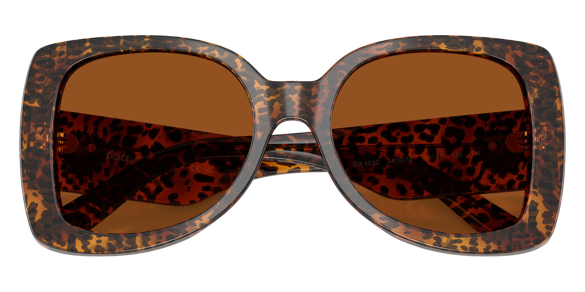 DOLCE&GABBANA DX4012 347073 50 - Leo Transparent / Dark Brown #id:dx4012347073_s:104120