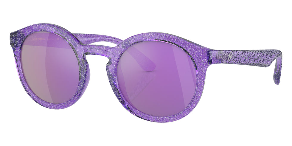 DOLCE & GABBANA DX6002 33534V 45 - Violet Glitter / Gray Mirrored Violet #id:dx600233534v_s:102105