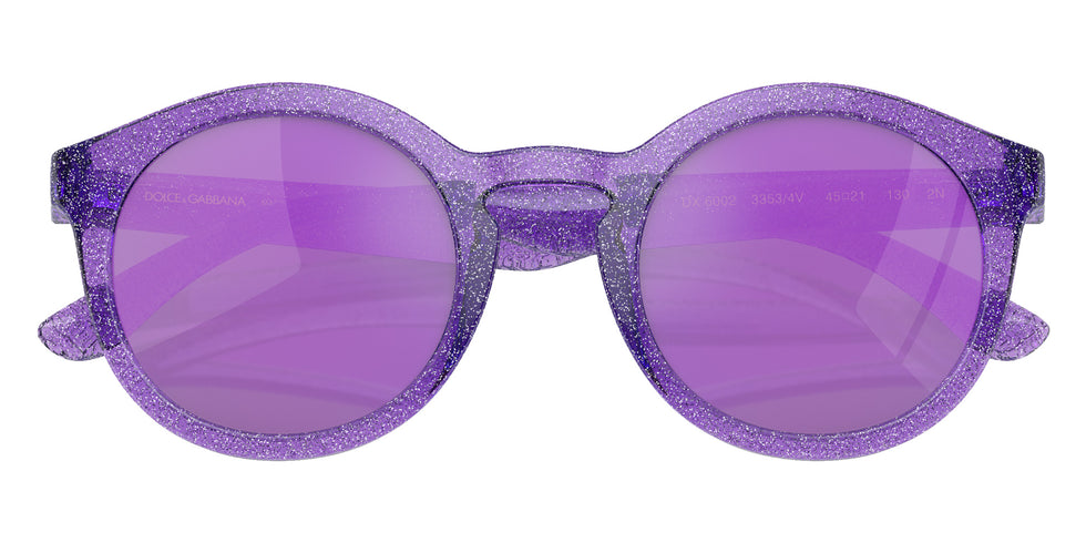 DOLCE & GABBANA DX6002 33534V 45 - Violet Glitter / Gray Mirrored Violet #id:dx600233534v_s:102120