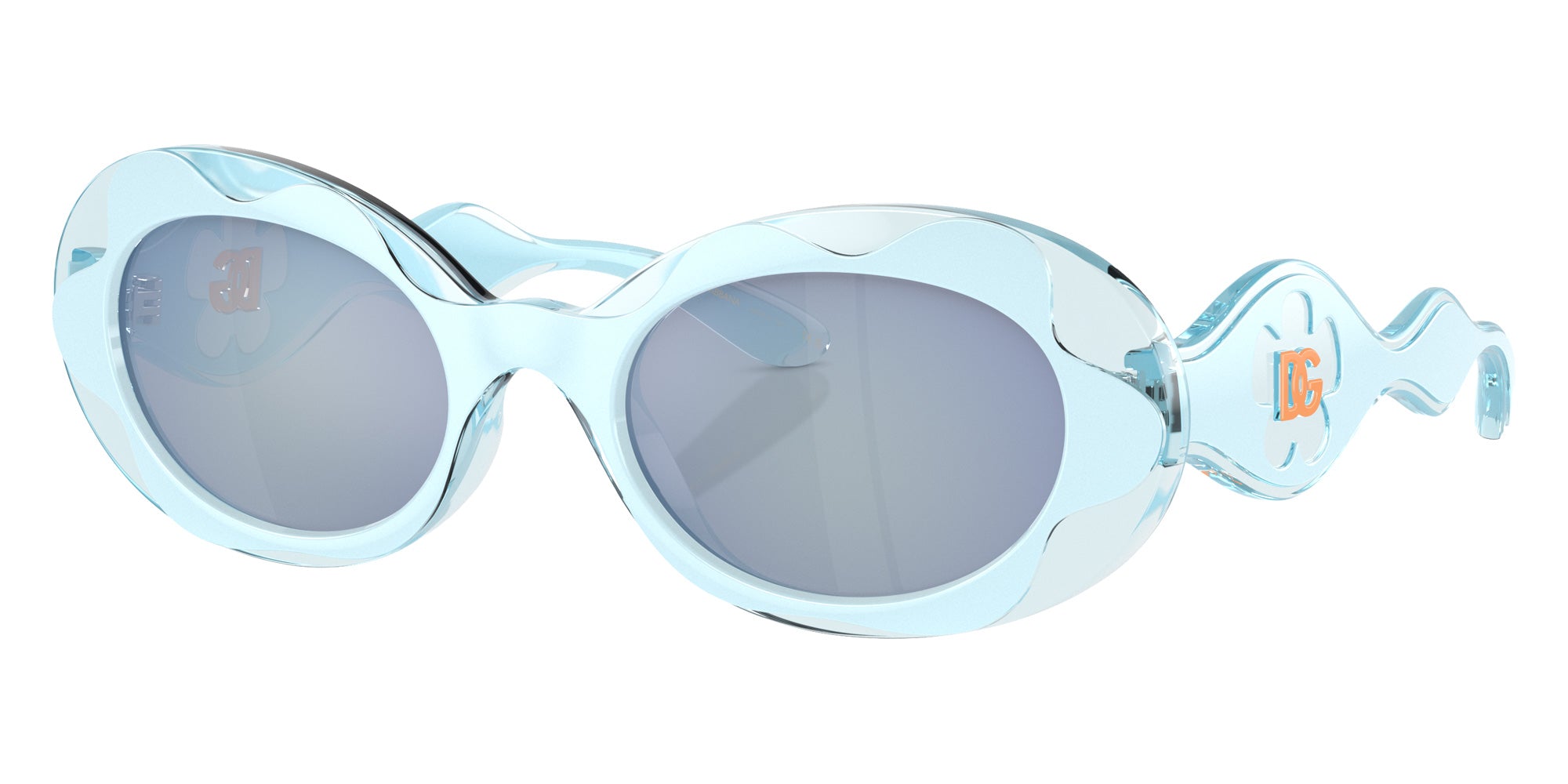 DOLCE & GABBANA DX6005 33451U 49 - Azure / Dark Violet Mirrored Silver #id:dx600533451u_s:100105