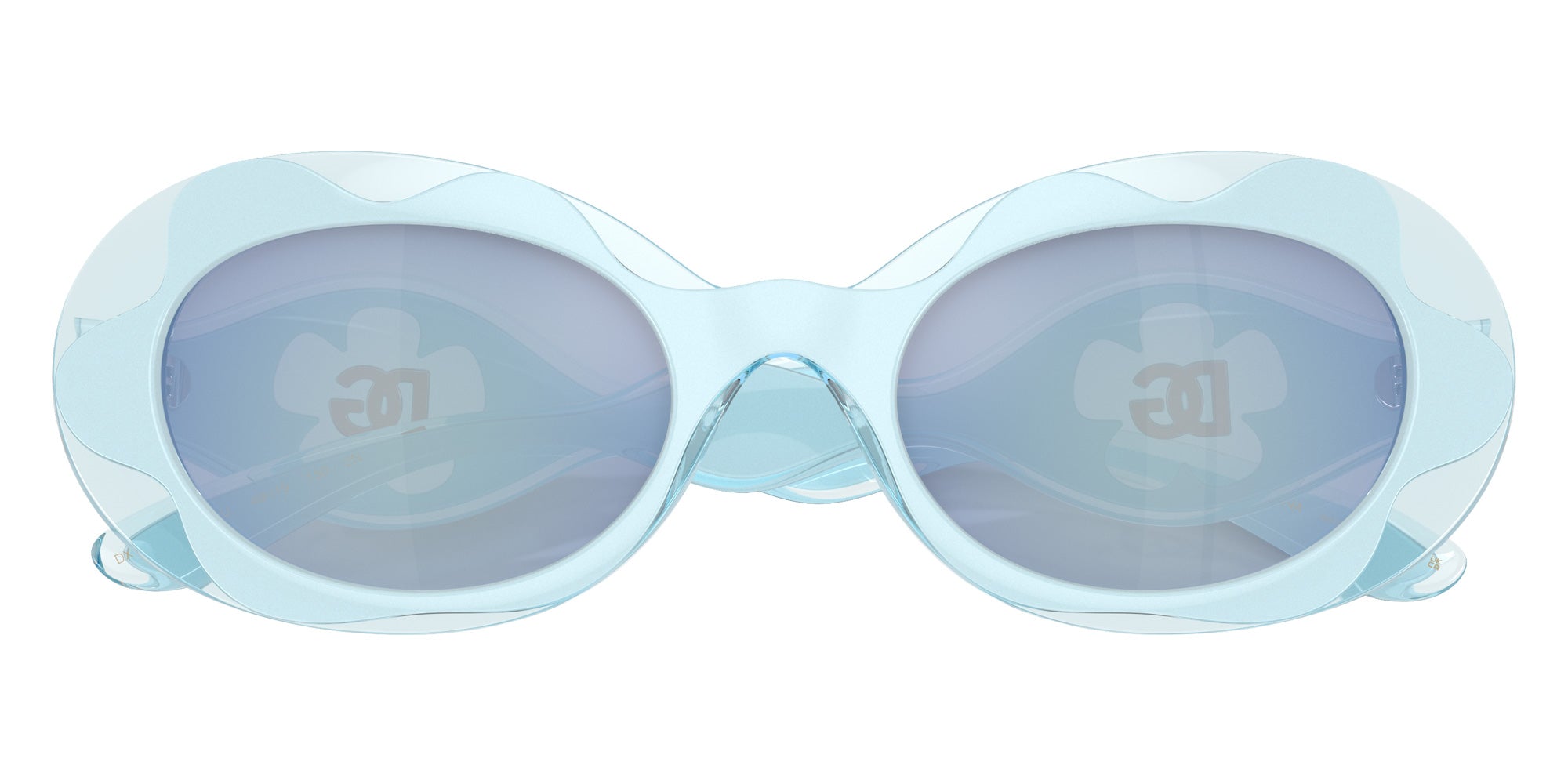 DOLCE & GABBANA DX6005 33451U 49 - Azure / Dark Violet Mirrored Silver #id:dx600533451u_s:100120