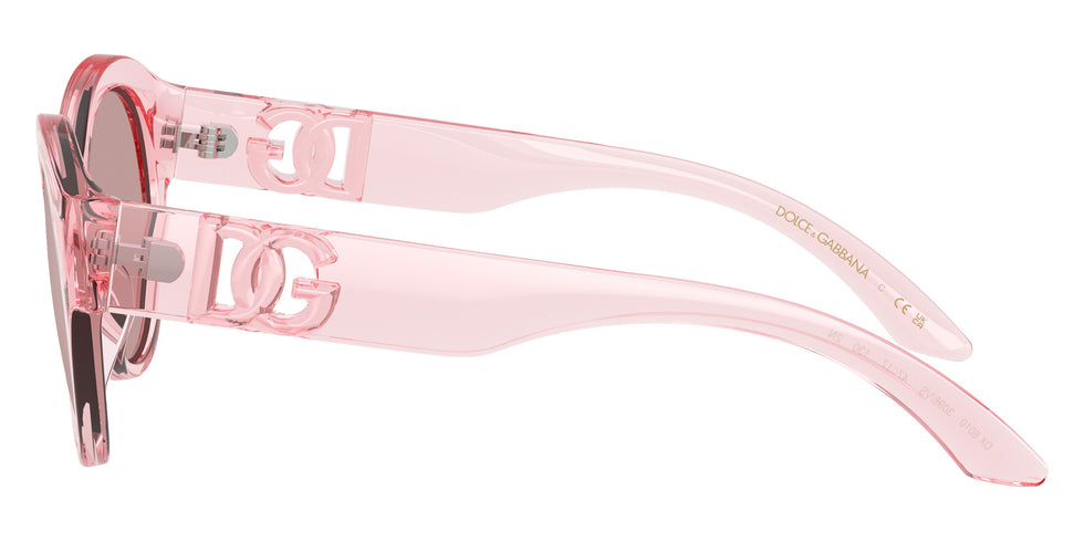 DOLCE & GABBANA DX6010 3098VS 47 - Transparent Pink / Light Violet Mirrored Silver Int #id:dx60103098vs_s:100110