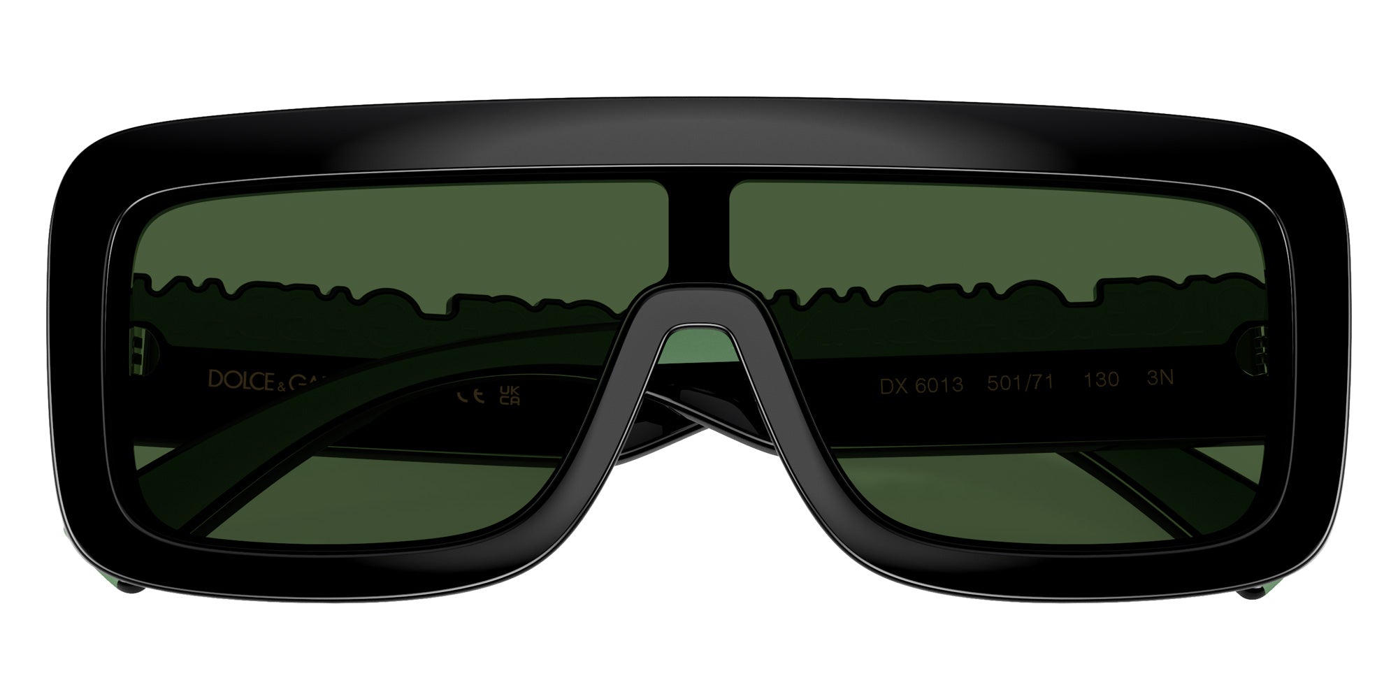 DOLCE & GABBANA DX6013 501/71 118 - Black / Dark Green #id:dx601350171_s:102120