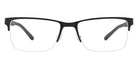 Elasta JU 292/G 0HK8 54 - Matte Black / Blue Mirrored #id:e313700032y_s:100100