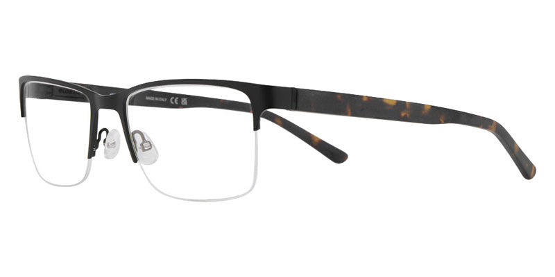 Elasta JU 292/G 0HK8 54 - Matte Black / Blue Mirrored #id:e313700032y_s:100105