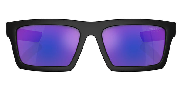 Matte Black / Dark Blue Mirrored Violet / 55-18-140