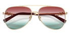 TIFFANY TF3116 6230EL 59 - Pale Gold / Gradient Green Bordeaux