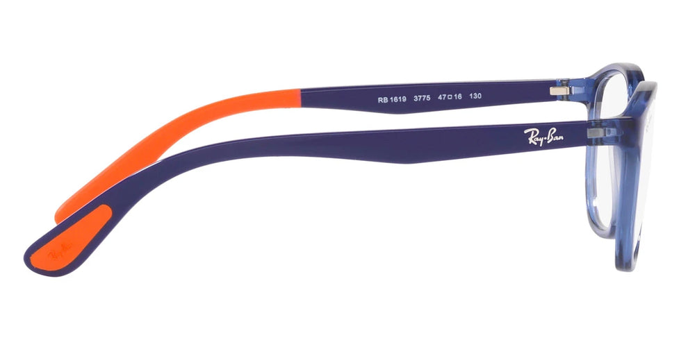 Ray-Ban RY1619 3775 49 - Transparent Blue on Rubber Orange