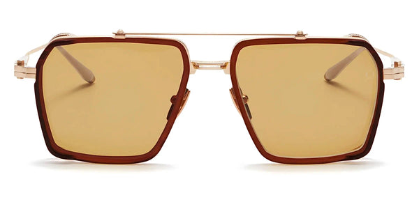 Brushed White Gold/Crystal Brown / Senape AR / 58-18-152