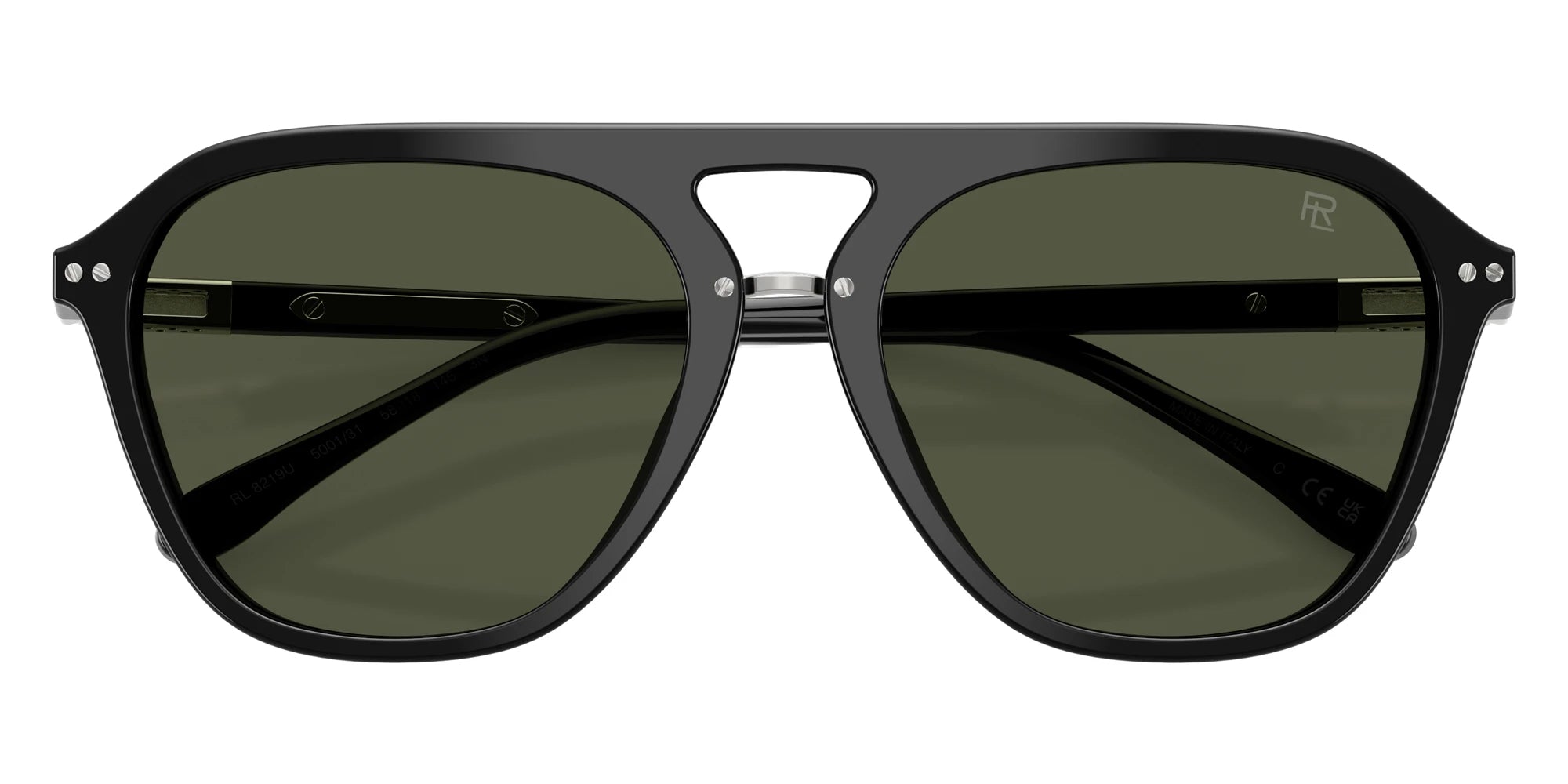 RALPH LAUREN RL8219U 500131 58 - Shiny Black / Green