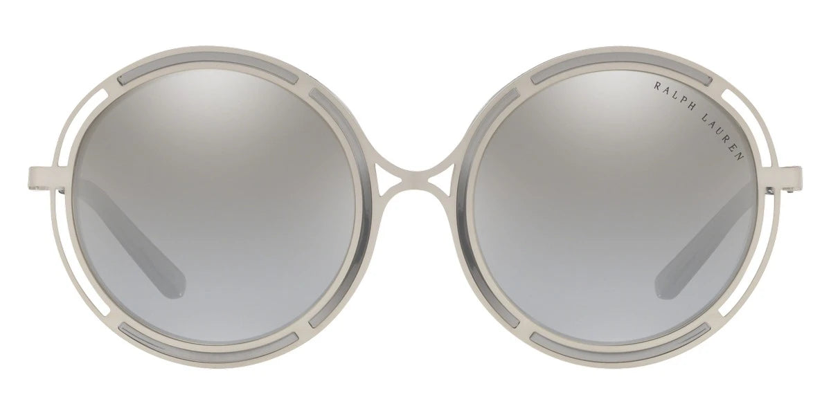 RALPH LAUREN RL7060 93516V 53 - Sanded Silver / Crystal Gray / Light Gray Mirrored Gradient Silver