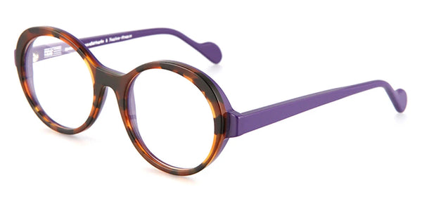 Brown Tortoiseshell/Purple / 49-19
