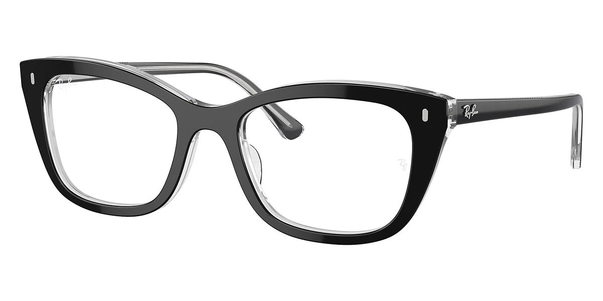 Ray-Ban RX5433 2034 50 - Black on Transparent