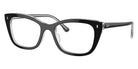 Ray-Ban RX5433 2034 50 - Black on Transparent