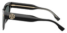 Tory Burch TY7208U 170987 54 - Black / Dark Gray Polarized