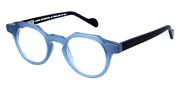 Milky Stone Blue Transparent/Dark Gray / 45-23