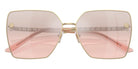 VERSACE VE2270D 12527E 63 - Pale Gold / Light Pink Mirrored Gradient Silver