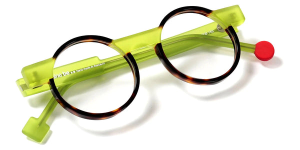 Shiny Cherry Tortoiseshell/Matte Translucent Lime / 46-19-145