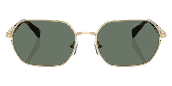 Light Gold Shiny / Green Solid / 57-18-145