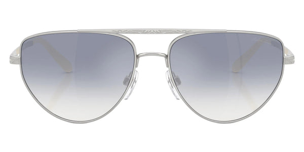 Shiny Silver / Clear Gradient Blue Mirrored Silver / 59-16-145