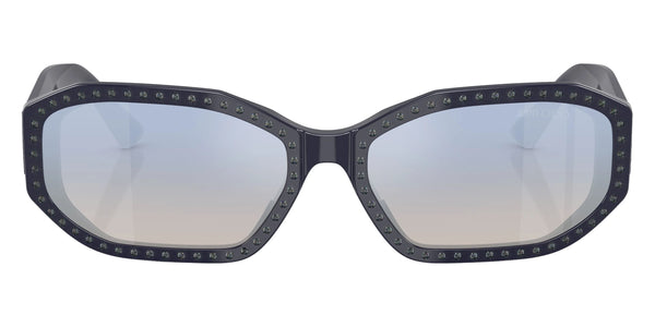 Blue/Silver Night / Clear Gradient Blue Mirrored Silver / 56-16-140