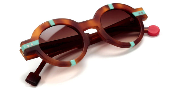 Matte Blonde Tortoise/Matte Turquoise / 40-21-130