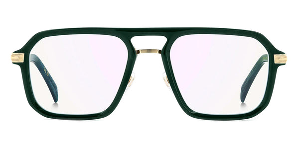 Green Marbled Gold / Blue Mirrored / 54-20-145