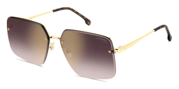 Gold Brown Havana / Gold Mirrored on Burgundy Shaded / 61-14-140