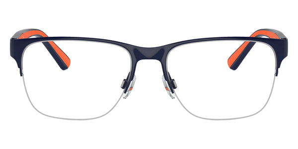 Shiny Navy Blue and Orange Rubber / 54-17-145