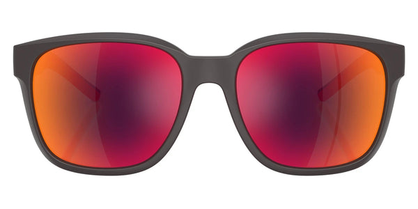 Matte Gray/Red / Red Gold Mirrored / 56-18-145