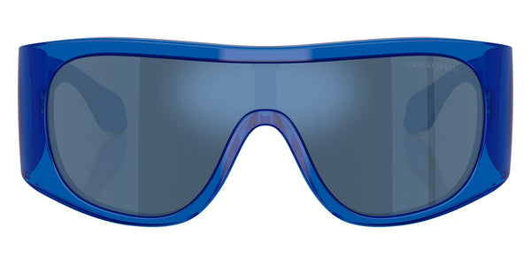 Transparent Blue / Dark Blue Mirrored Blue / 124-0-125