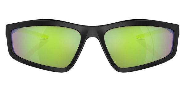Matte Black / Lime Mirrored Green / 64-17-130