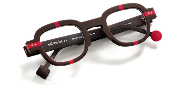 Matte Glossy Brown/Matte Red / 46-28-145