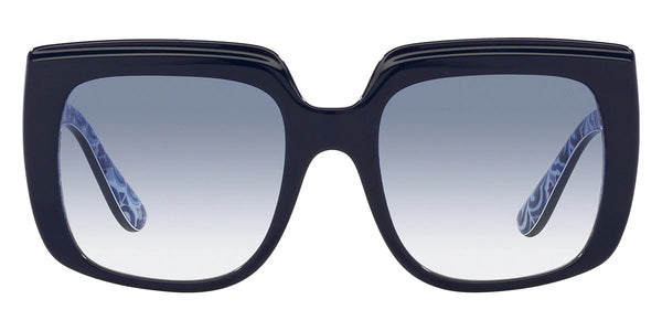 Blue on Blue Maiolica / Clear Gradient Light Blue / 54-20-145